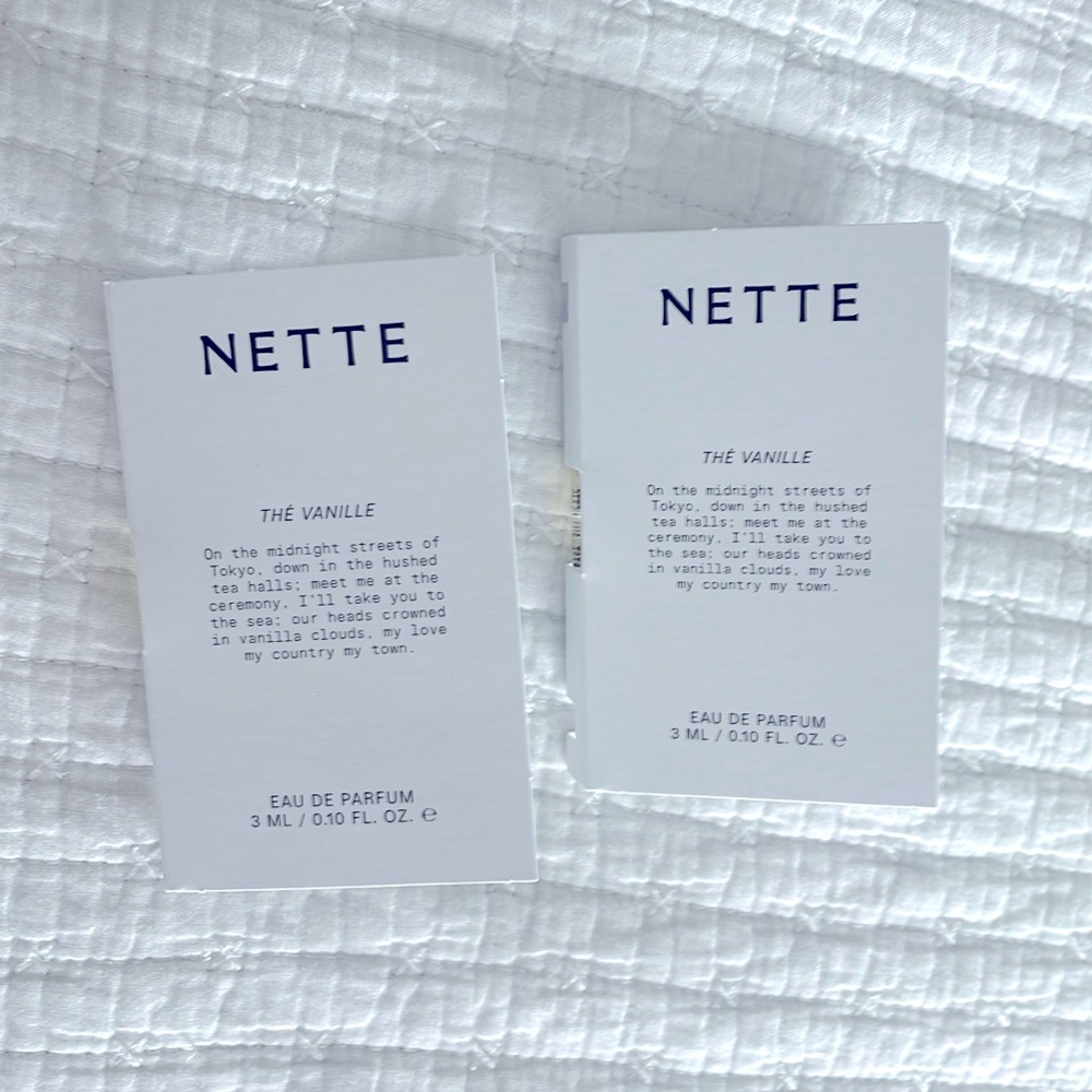 New Nette the vanille sample bundle